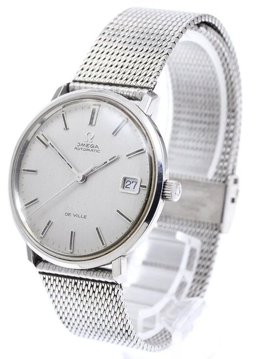 OMEGA De Ville 166.033 Date vintage Silver Dial Automatic Men\'s Watch_939920 main image 11